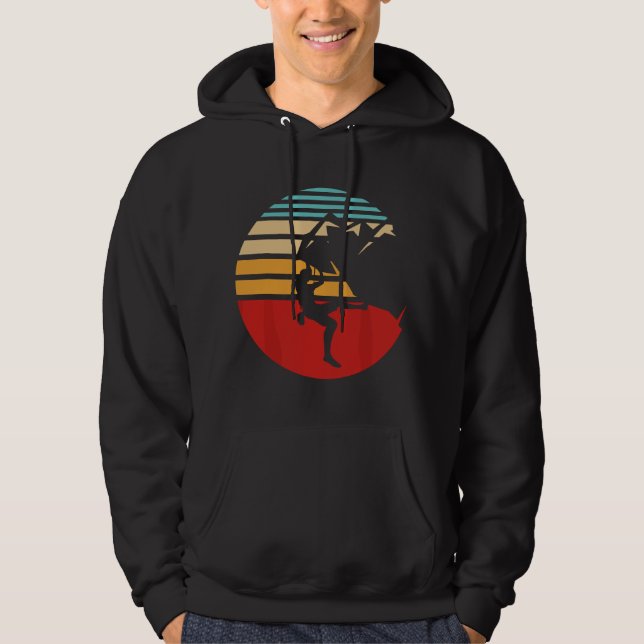 Klipptränare Hobbyklättrare Klättring Hoodie (Framsida)