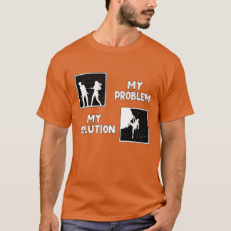 Klipptränare Mitt Problem Min Lösning Piktogram Pa T Shirt