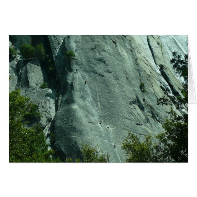 Klipputvecklare på El Capitan Hälsningskort (Framsidan Horizontal)