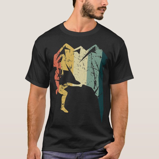 Klippvägg för familjeklätterstigning t shirt (Framsida)
