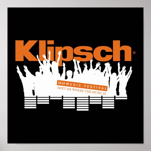 Klipsch Music Festival 2010 Mini Poster (Framsidan)