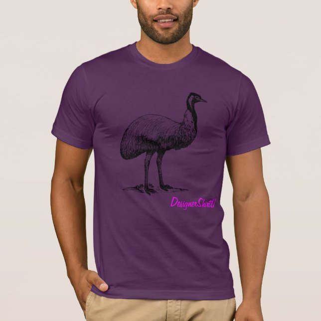 Klipsk Emu T Shirt (Framsida)