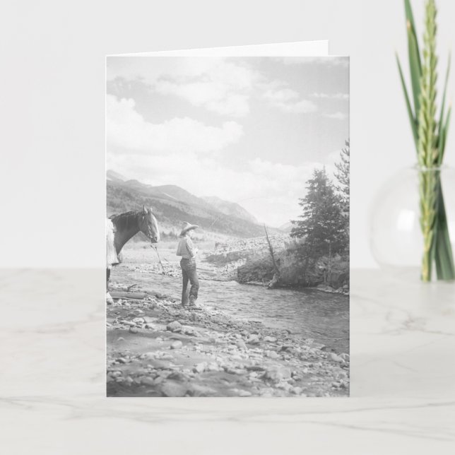 Klipsk fishing. för pojke kort (Framsida)