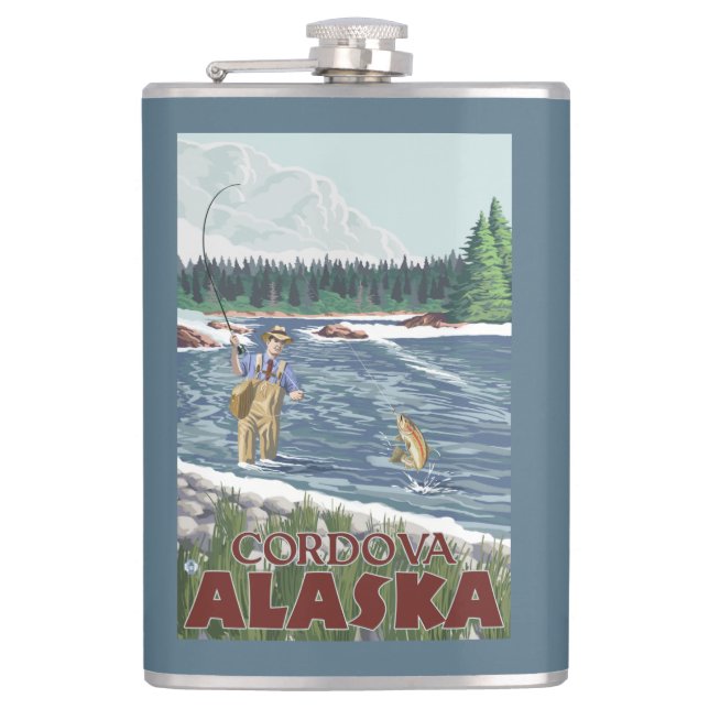 Klipsk fiskare - Cordova, Alaska Fickplunta (Framsidan)