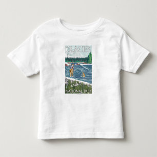 Klipsk fiskare - glaciärnationalpark, MT T-shirt