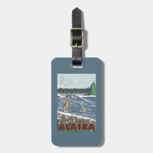Klipsk fiskare - Latouche, Alaska Bagagebricka