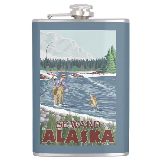 Klipsk fiskare - Seward, Alaska Fickplunta (Framsidan)