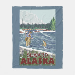 Klipsk fiskare - Seward, Alaska Fleecefilt