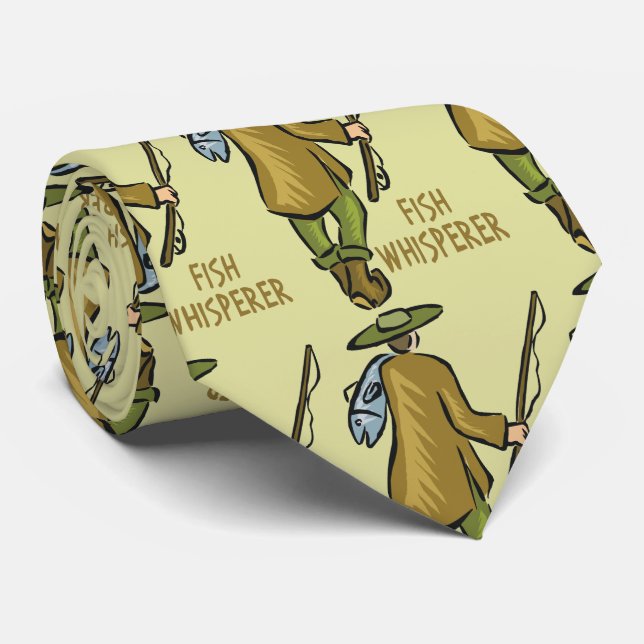 Klipsk forell för Whisperer som | fiskar den | Slips (Rullad)
