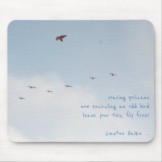 Klipsk fri drake med (personalizable) pelikan, musmatta