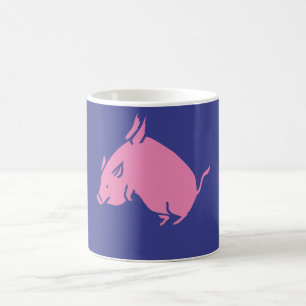 Klipsk kaffemugg för gris