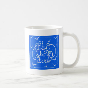Klipsk något liknande en fågel kaffemugg