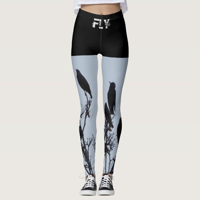 KLIPSK STARK YOGADAMASKER LEGGINGS (Framsida)
