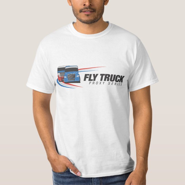 Klipska diagram för TShirt för vit för Tee (Framsida)