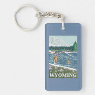 Klipska FishermanWyomingVintage reser affischen