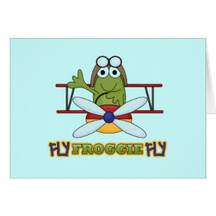 Klipska Froggie klipska Tshirts och gåvor Hälsningskort