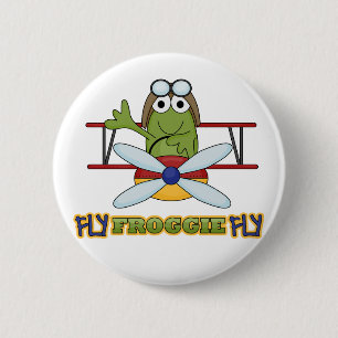 Klipska Froggie klipska Tshirts och gåvor Knapp