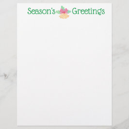 Klirr sätta en klocka på stationär jul stämm by