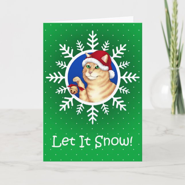 Klirrkatt Helgkort (Framsida)