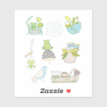 klisterlappar och plantor