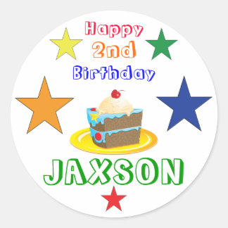 klisterlappar runt klistermärke