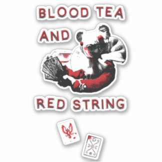 Klistermärke av mus från Blood Tea and Red String Klistermärken