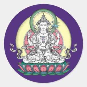 KLISTERMÄRKE Avalokiteshvara/Chenrezig