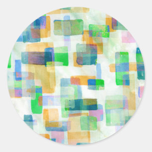 Klistermärke   Byggnad Blocks Rosa Seafoam