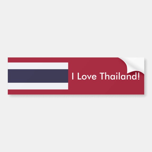 Klistermärke Flagga Thailand (Framsidan)