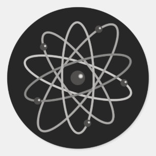 Klistermärke för Atom (006) -