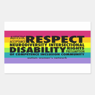 Klistermärke för AWNregnbågepride