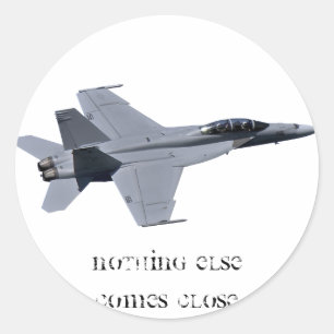 Klistermärke för bålgeting för US-marin F-18