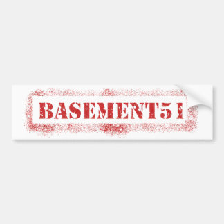Klistermärke för Basement51