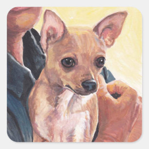 Klistermärke för Chihuahuahundkonst