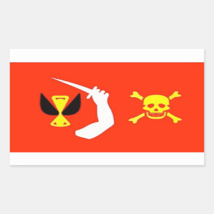 Klistermärke för Christopher Moody piratflagga
