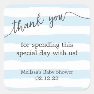 Klistermärke för favör för baby shower för