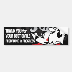 Klistermärke för Klovnbrottsövervakning