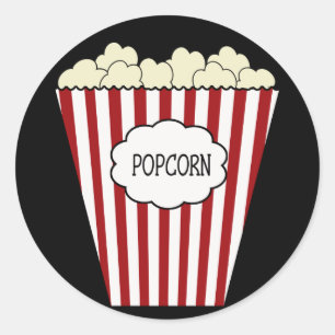 Klistermärke för KRW-filmbiografPopcorn