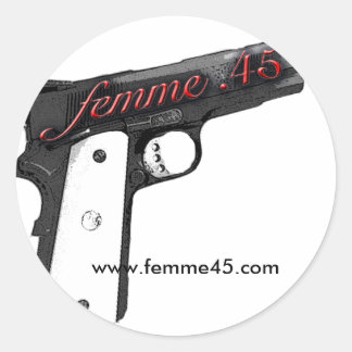 Klistermärke för logotyp Femme.45