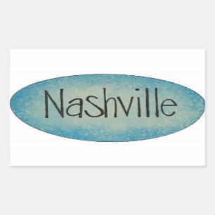 Klistermärke för logotyp för Nashville musiksta