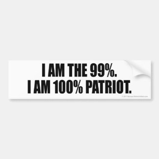 Klistermärke för patriot 99%