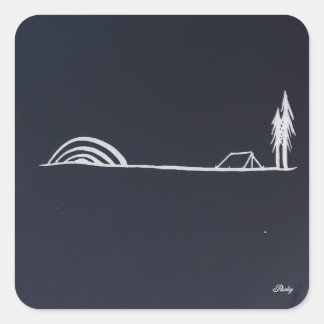 klistermärke för pawley nattläger