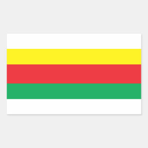 Klistermärke för Rojava Kurdistanflagga