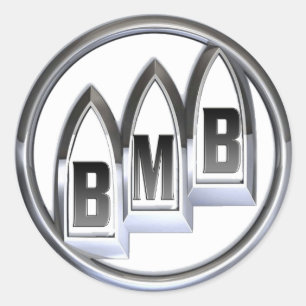 Klistermärke för rundaBuick MacKane logotyp