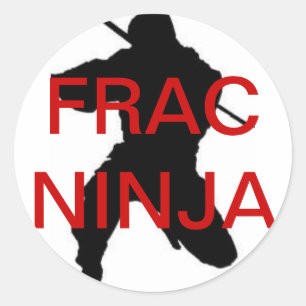 klistermärke för rundafracninja