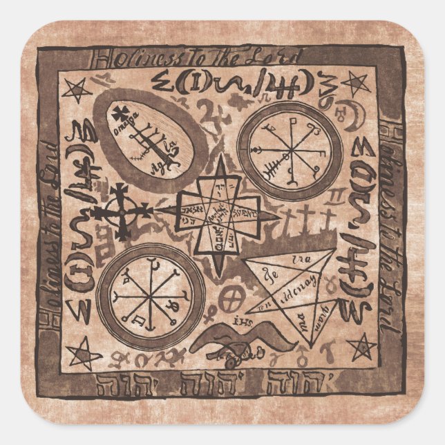 Klistermärke för smedfamiljParchment (Framsida)