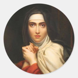 Klistermärke för St. Teresa av Avila