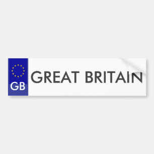 Klistermärke för Storbritannien