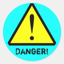 Klistermärke för symbol för Aquaanpassadevarning