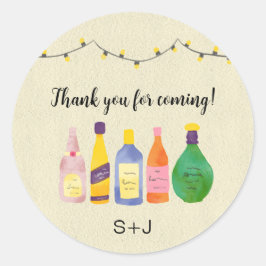 Klistermärke för tacksamhet för baren